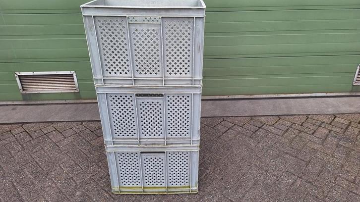 Kunststof krat kratten bak bakken 40x60x43 cm, Doe-het-zelf en Verbouw, Kratten en Dozen, Gebruikt, Krat, 50 tot 75 cm, 35 tot 50 cm