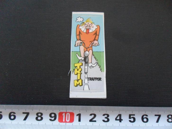 sticker strip fiets trim trapper, Verzamelen, Stickers, Zo goed als nieuw, Bedrijf of Vereniging, Ophalen