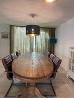 eettafel, Huis en Inrichting, Tafels | Eettafels, Ophalen, Gebruikt, 100 tot 150 cm, Eikenhout