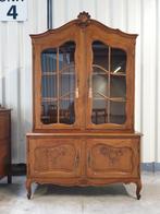 Queen Ann Stijl vitrinekast. Het kan geleverd worden., Huis en Inrichting, Kasten | Vitrinekasten, Ophalen, 100 tot 150 cm, Eikenhout