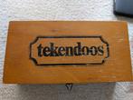 vintage houten tekendoos, Hobby en Vrije tijd, Ophalen of Verzenden, Gebruikt, Overige typen