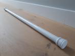 Wit uitschuifbare gordijnroede (85-140cm), Huis en Inrichting, Ophalen, Gebruikt, 100 tot 150 cm, Wit