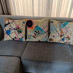 Drie Kussens met ingegeweven Kandinsky motief, Antiek en Kunst, Kunst | Schilderijen | Abstract, Ophalen of Verzenden