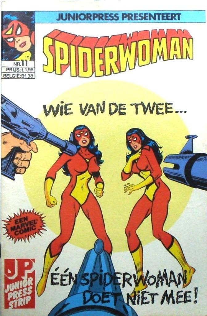 Nederland + België Spiderwoman 11 1982, Boeken, Strips | Comics, Zo goed als nieuw, Eén comic, Europa, Ophalen of Verzenden