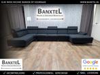 GRATIS BEZORGEN | Mooi Groot Antraciet U Bankstel van MONTEL