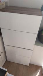 Twee besta ladekastjes, Huis en Inrichting, Kasten | Ladekasten, Ophalen, Overige materialen, 1 of 2 laden, 50 tot 100 cm