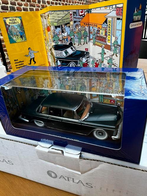 Kuifje auto  presidentiele mercedes 1:43 atlas nieuw, Verzamelen, Stripfiguren, Nieuw, Kuifje, Ophalen of Verzenden