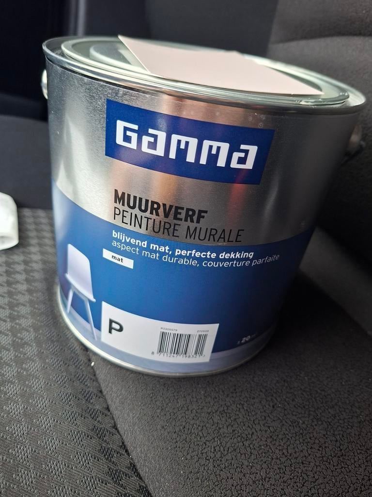 Gamma muurverf 2,5 L kleur taupe touch. Nieuw, Ophalen, Nieuw