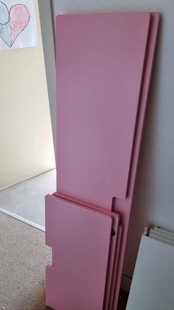 GRATIS: 4 roze deurtjes STUVA (IKEA), met scharnieren