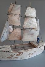 Prachtig antiek vissersbootje, Antiek en Kunst, Ophalen of Verzenden