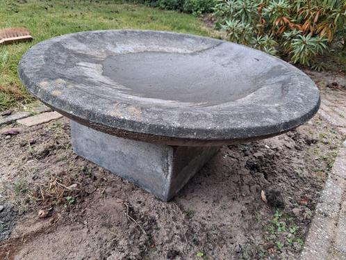 Tuinornament plantenbak schaal graniet betonlook gratis, Tuin en Terras, Waterpartijen en Fonteinen, Gebruikt, Overige typen, Beton