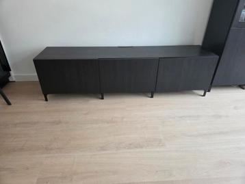 IKEA Besta TV Meubel - Zwartbruin - als nieuw