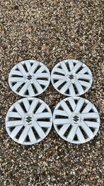 set suzuki wieldoppen 15 inch zilver 4 stuks, Ophalen of Verzenden, Nieuw