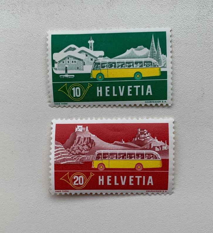 1953 Michel 586-587 postfris, Postzegels en Munten, Postzegels | Europa | Zwitserland, Postfris, Ophalen of Verzenden