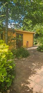 Vakantiehuis of chaletwoning in bos, 60 m2, Vakantie, Vakantiehuizen | Nederland, In bos, Tuin, 2 slaapkamers, 3 personen