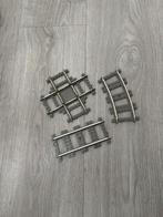 Lego 9 volt trein kruising, 1 rechte en 1 gebogen rails, Kinderen en Baby's, Speelgoed | Duplo en Lego, Ophalen of Verzenden, Gebruikt