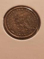 Halve cent 1934, 1/2 ct Wilhelmina, Koningin Wilhelmina, Ophalen of Verzenden, Losse munt