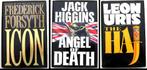 Forsyth, Higgins, Uris Icon, Angel of Death, The Haj, Ophalen of Verzenden, Gelezen