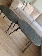 Salontafel set - Modern design, Ophalen, 50 tot 100 cm, Zo goed als nieuw, Metaal