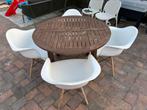 Scandanavische witte kuipstoelen, Huis en Inrichting, Ophalen, Wit