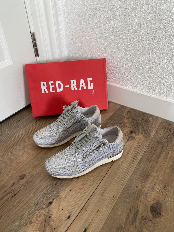 NIEUW! Prachtige ECHT LEDEREN sneakers van RED RAG maat 37, Kleding | Dames, Schoenen, Nieuw, Sneakers of Gympen, Grijs, Ophalen of Verzenden