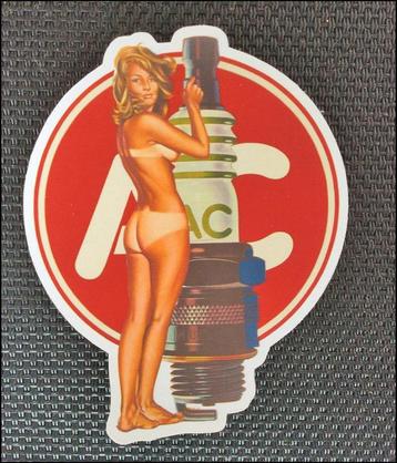 Mel Ramos AC Sexy 50s Pin Up Reclame Retro Sticker beschikbaar voor biedingen