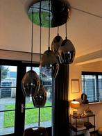 Prachtige hanglamp smoked glas, Ophalen, Zo goed als nieuw, Glas