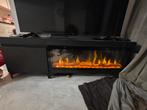 TV Meubel met Sfeerhaard, Ophalen, Zo goed als nieuw, Inbouwhaard, Elektrische haard