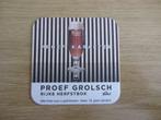 grolsch viltje: gvg 1838, Verzamelen, Biermerken, Ophalen of Verzenden, Zo goed als nieuw, Viltje(s), Grolsch