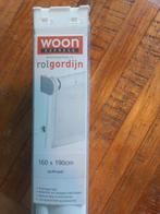 Rolgordijn wit lichtdoorlatend 160x190, Ophalen, Zo goed als nieuw, Wit