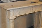 Antieke wit marmer pilaren schouw 152x113x58 cm, Ophalen