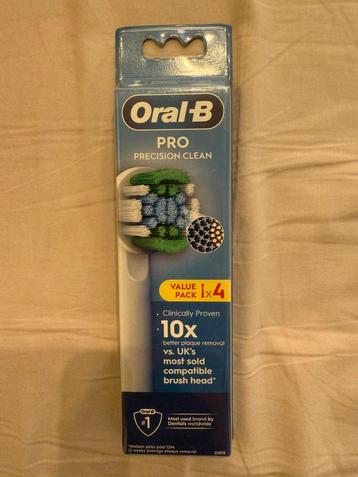 Opzetborstels Oral-B Precion Clean 4 stuks gesl. verpakking beschikbaar voor biedingen