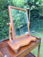 Engelse antieke kaptafel spiegel, spiegeltje in houten frame, Ophalen of Verzenden, Rechthoekig, Minder dan 50 cm, Minder dan 100 cm