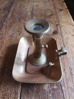 Koper Antieke Kandelaar, Rechthoekig/ 1900, Antiek en Kunst, Antiek | Koper en Brons, Ophalen of Verzenden, Koper