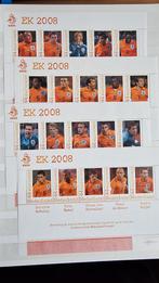 4 vellen Persoonlijke zegels KNVB EK Voetbal 2008. Postfris., Postzegels en Munten, Postzegels | Nederland, Ophalen of Verzenden