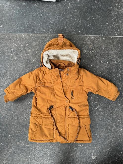 Winterjas Ammehoela maat 62-68 bruin, Kinderen en Baby's, Babykleding | Maat 62, Zo goed als nieuw, Jongetje, Jasje, Ophalen of Verzenden