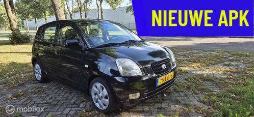 Zwarte Kia Picanto 1.1 LXE 5 Deurs /Airco /Beurt nieuwe APK, Auto's, Kia, Bedrijf, Te koop, Picanto, ABS, Airbags, Airconditioning