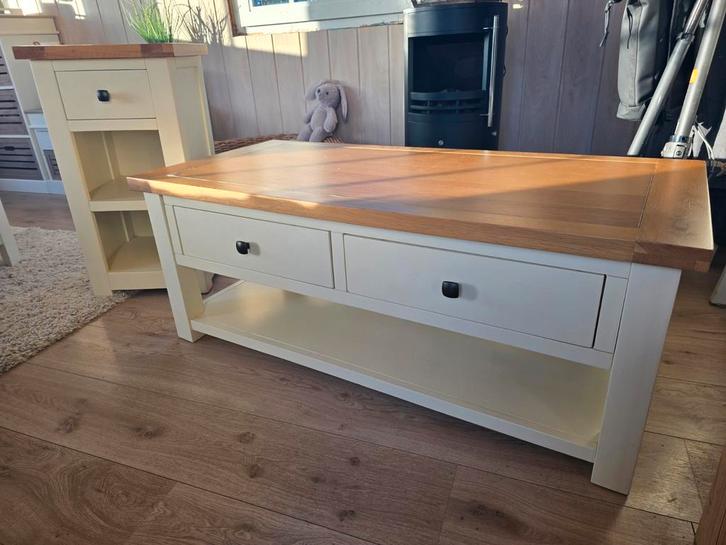 Salontafel met bijpassend kastje - Wervershoof, Huis en Inrichting, Complete inboedels, Ophalen of Verzenden