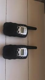 Walkie talkie set, Telecommunicatie, Portofoons en Walkie-talkies, Ophalen, Zo goed als nieuw, Minder dan 2 km