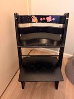 2x Stokke Tripp Trapp Zwart - Opknappers, Ophalen, Gebruikt, Meegroeistoel