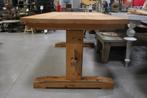 Stoere robuuste grenenhouten eettafels kloostertafel (12 x), Huis en Inrichting, Stoelen, Gebruikt, Hout, Ophalen