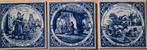 Delfts blauwe tegeltjes - set van 3, Ophalen