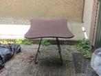 tuintafel, gietijzer onderstel trespa blad, Ophalen, Gebruikt, Rechthoekig, Metaal