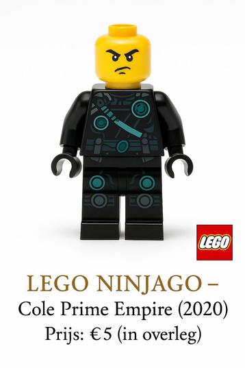 LEGO Ninjago Minifiguur – Cole Prime Empire (Digi Cole 2020) beschikbaar voor biedingen