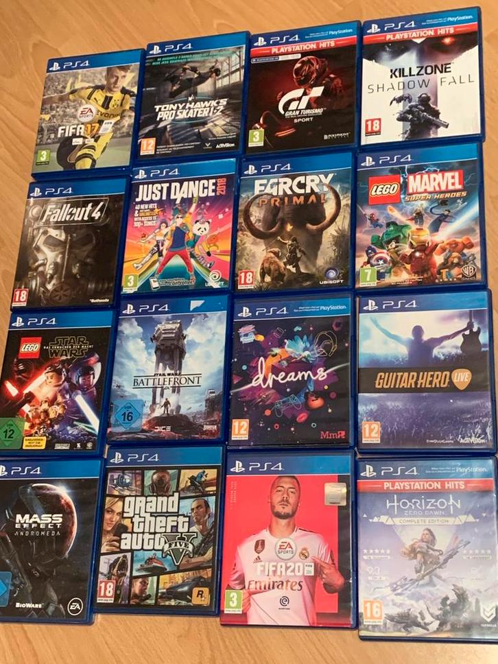 14 ps4 spellen oa Gta 5, gran turismo sport, Spelcomputers en Games, Games | Sony PlayStation 4, Zo goed als nieuw, Sport, 1 speler