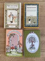 4 nostalgische retro vintage prenten versjes boekjes, Antiek en Kunst, Ophalen of Verzenden