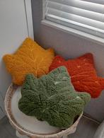 Herfstkussens, Huis en Inrichting, Woonaccessoires | Kussens, Ophalen of Verzenden, Zo goed als nieuw, Groen, Vierkant