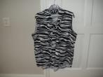 nieuw mooi zwart wit mouwloos blousje perla nera mt 42/44, Kleding | Dames, Blouses en Tunieken, Ophalen of Verzenden, Nieuw, Maat 42/44 (L)
