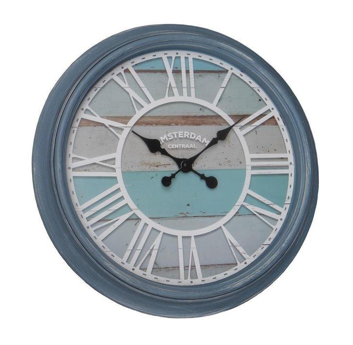Groot model wandklok Amsterdam Centraal 55cm, Huis en Inrichting, Woonaccessoires | Klokken, Nieuw, Wandklok, Verzenden
