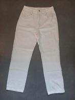 Witte spijkerbroek mom fit met pareldetail, maat M, shein, Wit, Ophalen of Verzenden, Zo goed als nieuw, W28 - W29 (confectie 36)